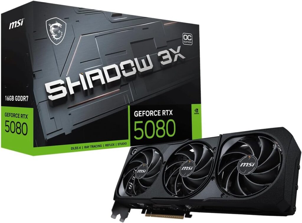 photo MSI shadow RTX 5080