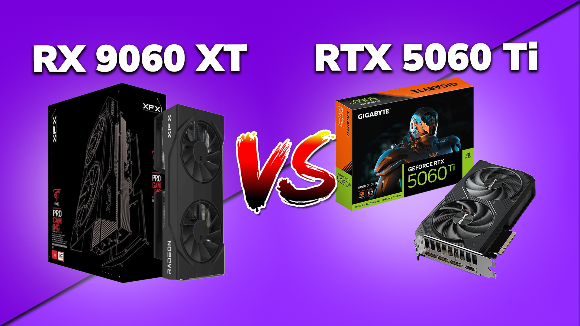 You are currently viewing RX 9060 XT vs RTX 5060 Ti : Quelle carte graphique l’emporte ?