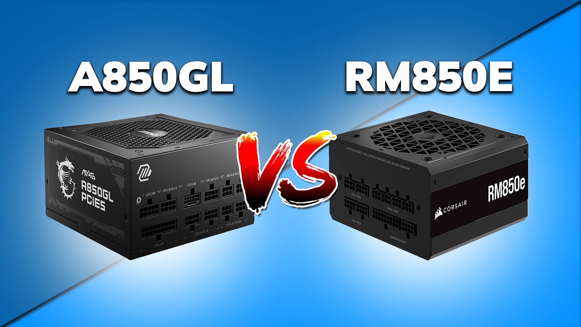 You are currently viewing MSI MAG A850GL vs Corsair RM850E : Quelle alimentation choisir ?